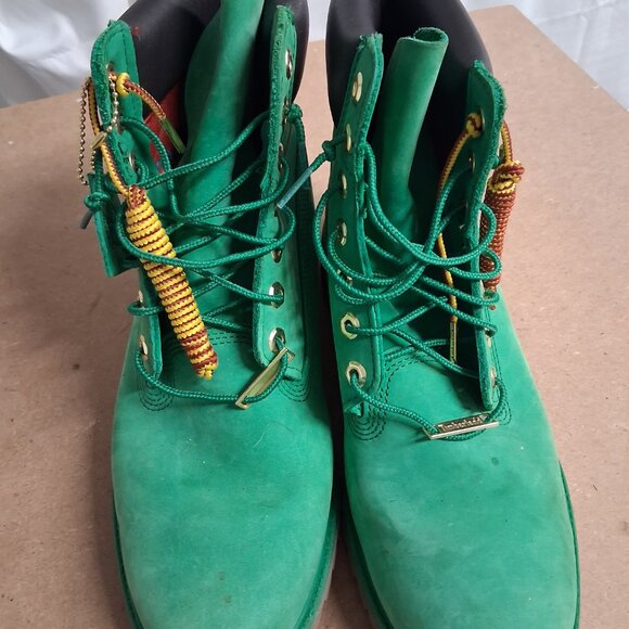 Timberland “Wintergreens” Special Edition Boots  Green Suede  Size 11M  Limited main image 5